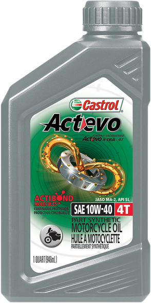 Castrol Act Evo« Semi-Synthetic 4T Engine Oil 15D7D2