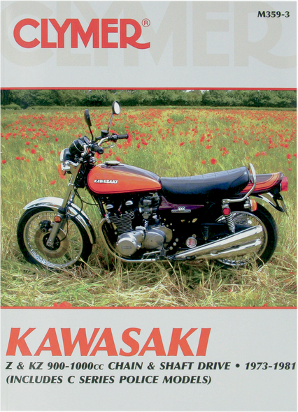 Clymer Motorcycle Repair Manual Ù Kawasaki Cm3593