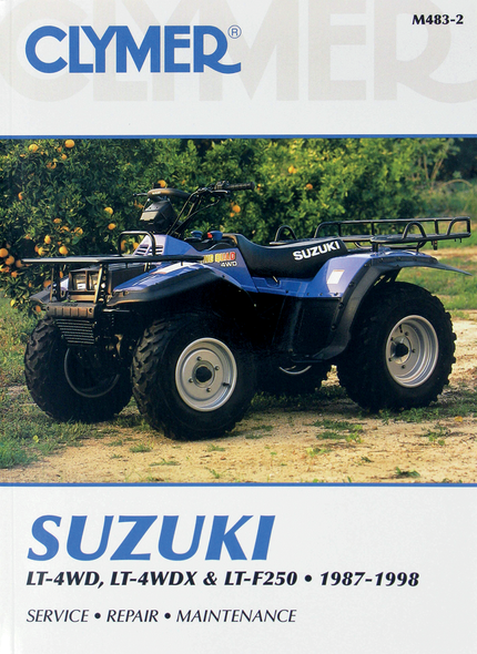 Clymer Atv Repair Manual Ù Suzuki Cm4832