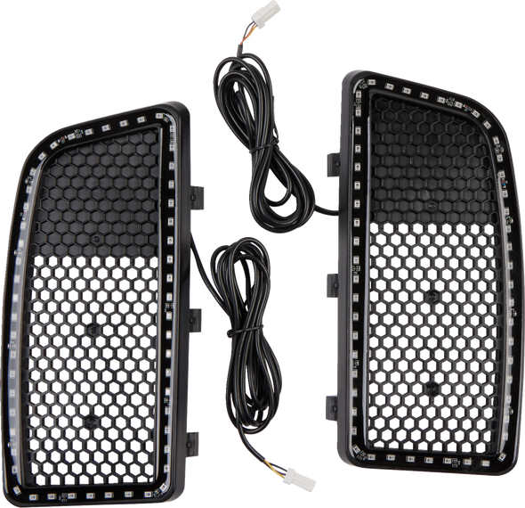 Custom Dynamics Lower Fairing Amber Light Inserts Cdlfaab