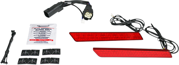 Custom Dynamics Dual Color Led Saddlebag Latch Lightzö Cdlatchdc4R