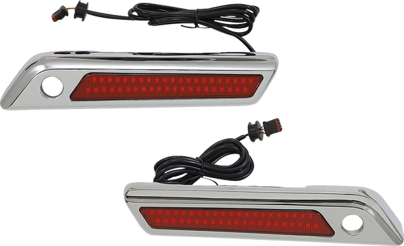 Custom Dynamics Saddlebag Latch Dual Color Accent Lights Cdsbldc4Rc