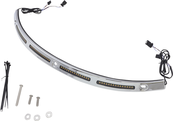 Custom Dynamics Genesis« 4 Dynamic Led Batwing Windshield Trim Cdwt214C