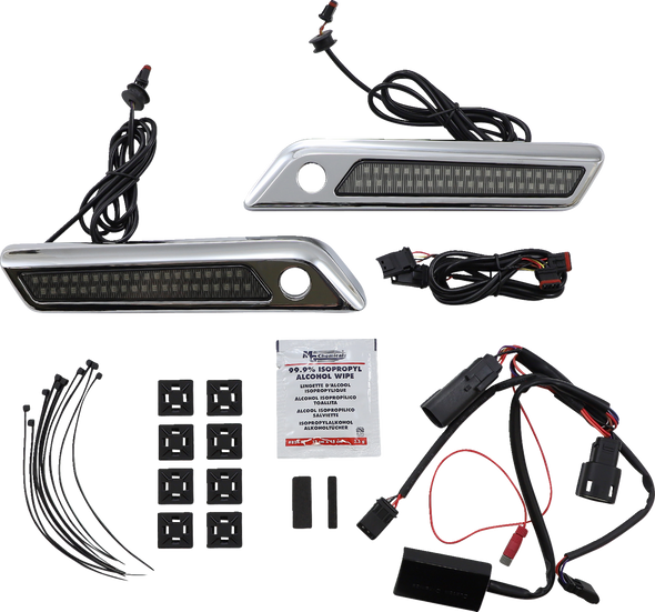 Custom Dynamics Saddlebag Latch Dual Color Accent Lights Cdsbldcsc