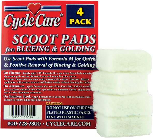 Cycle Care Formulas Scoot Pads For Blueing And Golding 88019