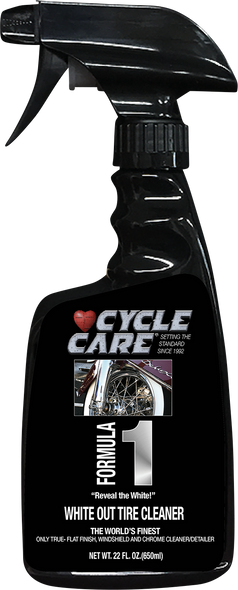 Cycle Care Formulas Formula 1 White Wall Tire And Wheel Cleaner 1022