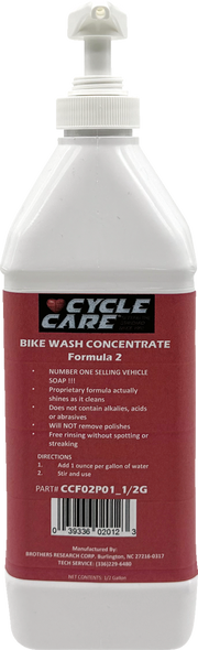 Cycle Care Formulas Formula 2 Cycle Bike Wash Concentrate Ccf02P01_1/2G