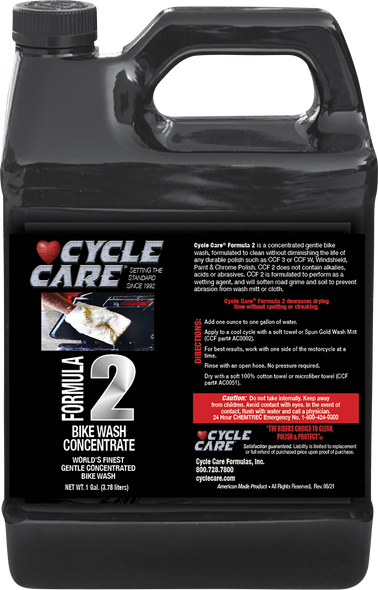 Cycle Care Formulas Formula 2 Cycle Bike Wash Concentrate 2128
