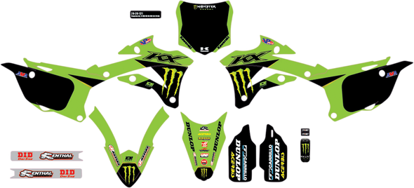 D'Cor Visuals Complete Graphics Kit 2021 Monster Energy 2020121