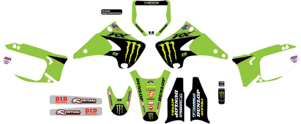 D'Cor Visuals Complete Graphics Kit 2021 Monster Energy 2020501