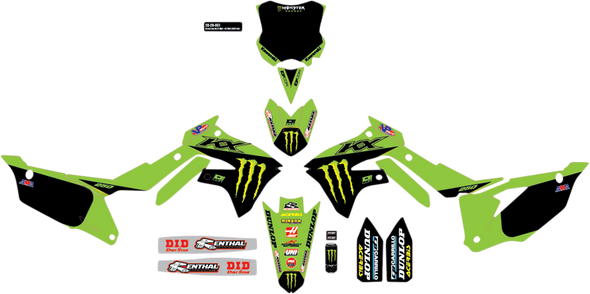 D'Cor Visuals Complete Graphics Kit 2021 Monster Energy 2020651