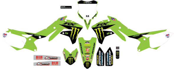 D'Cor Visuals Complete Graphics Kit 2021 Monster Energy 2020761