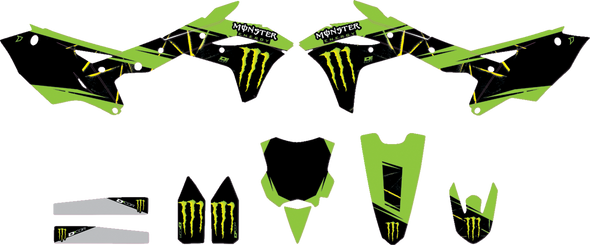 D'Cor Visuals Complete Graphics Kit Monster Energy 2020134