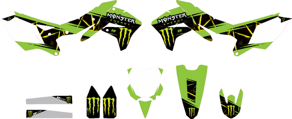 D'Cor Visuals Complete Graphics Kit Monster Energy 2020135