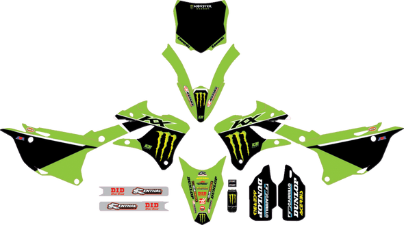D'Cor Visuals Complete Graphics Kit Monster Energy 2020142