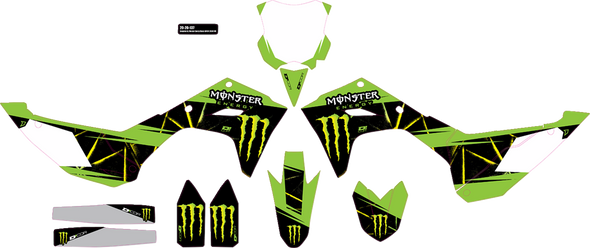 D'Cor Visuals Complete Graphics Kit Monster Energy 2020137