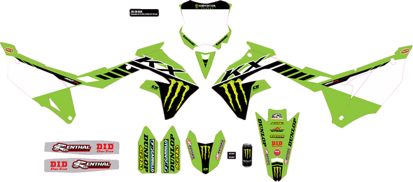 D'Cor Visuals Complete Graphics Kit Monster Energy 2020804