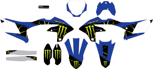 D'Cor Visuals Complete Graphics Kit Monster Energy 2050135