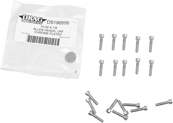 DRAG SPECIALTIES #8 & #10 Fine and Coarse Bolts DS-190598