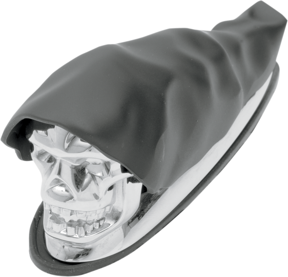 DRAG SPECIALTIES Shrouded Skull Fender Ornament 1405-0158