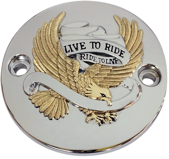 DRAG SPECIALTIES Live To Ride Points Cover 0940-1646