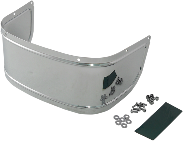 DRAG SPECIALTIES Chrome Plated Steel Front Fender Skirt Smooth 1405-0221