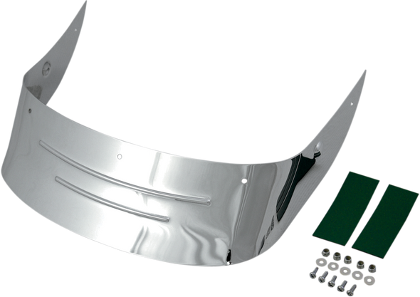 DRAG SPECIALTIES Rear Fender Skirt Embossed Ribs 1405-0171