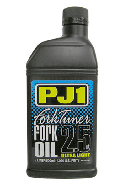 Pjh Pj1 Fork Tuner Oil 2.5 Wt.-1/2 Liter 2-2.5W