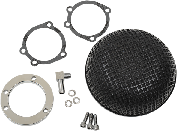 DRAG SPECIALTIES "Bob" Retro-Style Air Cleaner Kit 1010-1609