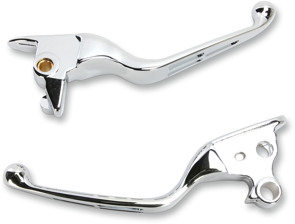 DRAG SPECIALTIES Slotted Wide Blade Lever Set 0610-1684