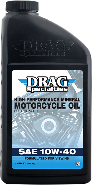 DRAG SPECIALTIES OIL V-Twin High-Performance Mineral Engine Oil 3601-0772