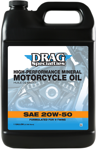 DRAG SPECIALTIES OIL V-Twin High-Performance Mineral Engine Oil 3601-0769