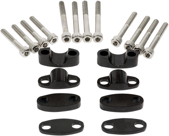 Emgo Aluminum Handlebar Riser Kit 2309371