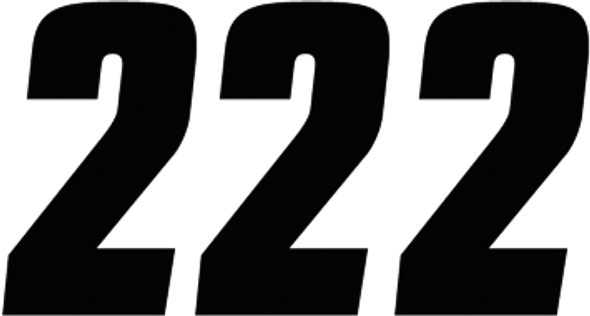 Factory Effex Number Stickers 890002