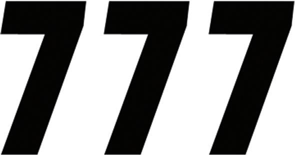 Factory Effex Number Stickers 890007