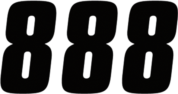 Factory Effex Number Stickers 890008