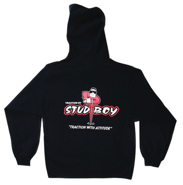 Studboy Black Zip Hoodie Medium 2492-00