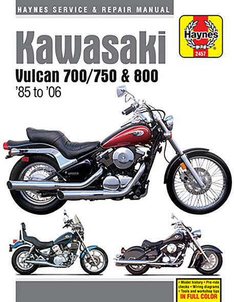 Haynes Motorcycle Repair Manual Kawasaki, Motorcycle M2457