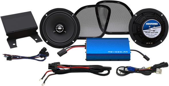Hogtunes 225-Watt Amp 6-1 2" Front Speaker Kit G4 Rg Kitrm
