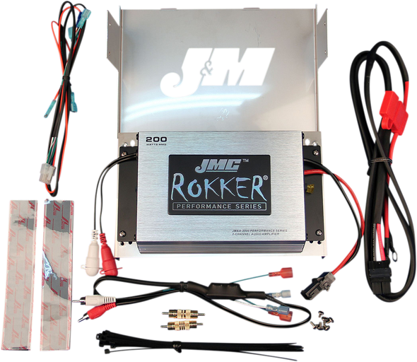 J & M Jmc Rokker« 200 W 2-Channel Amplifier Kit Jmra2000Hc06