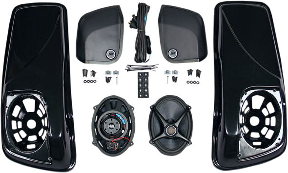 J & M Saddlebag-Lid Kit W Rokker« Xxr 5X7 Speakers Hsbl145X7Xxr