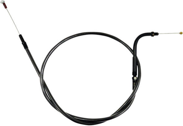 La Choppers Midnight Braided Handlebar Idle Cable La8320Id16M