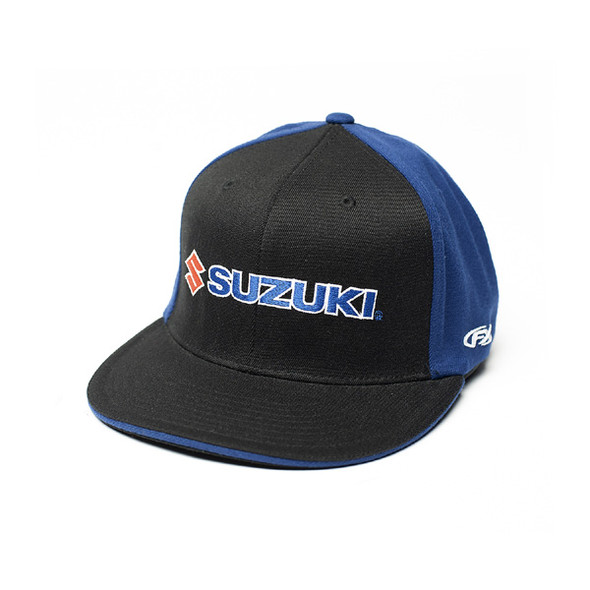 Factory Effex Suzuki Team Flex-Style Hat / Black-Blue (S/M) 15-88450