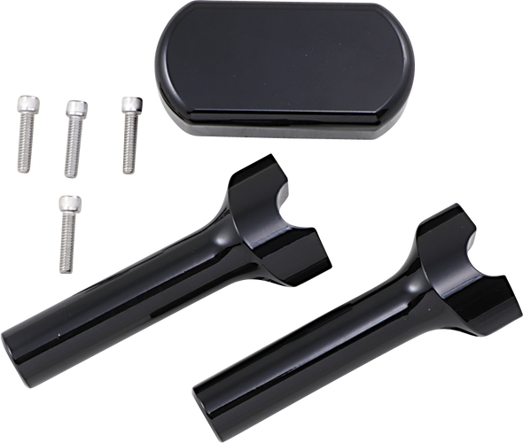 La Choppers Solid Handlebar Riser & Top Clamp Kit La744206B