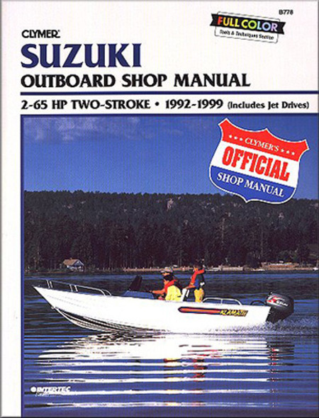Clymer Manuals Clymer Manual Suzuki 2-Stroke Ob2-65 Hp 92-99 Cb778