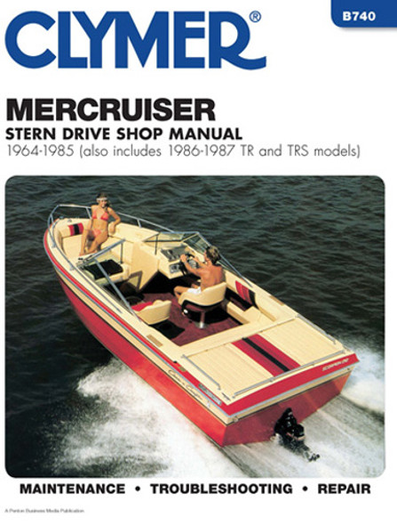 Clymer Manuals Clymer Manual Mercruiser Strndrv 64-1985 Cb740