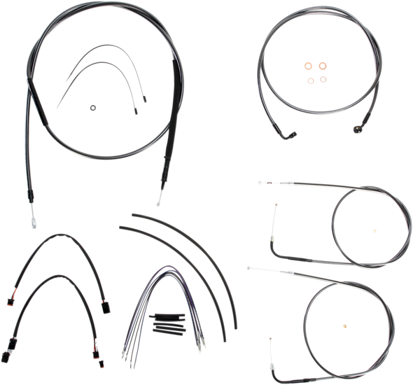 Magnum Shielding Black Pearl Designer Handlebar Installation Kit 487171