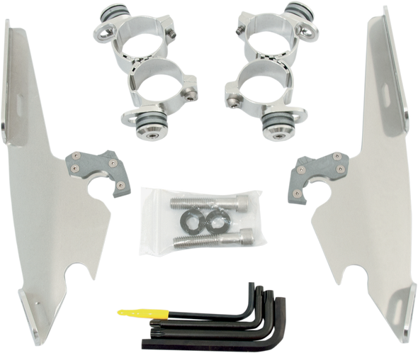 Memphis Shades Fats Slim Windshield Trigger-Lock Complete Mount Kit Mek1986