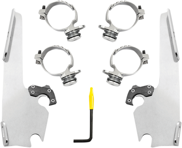 Memphis Shades Fats Slim Windshield Trigger-Lock Complete Mount Kit Mek2013