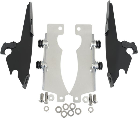 Memphis Shades Fats Slim Windshield Trigger-Lock Complete Mount Kit Meb8969